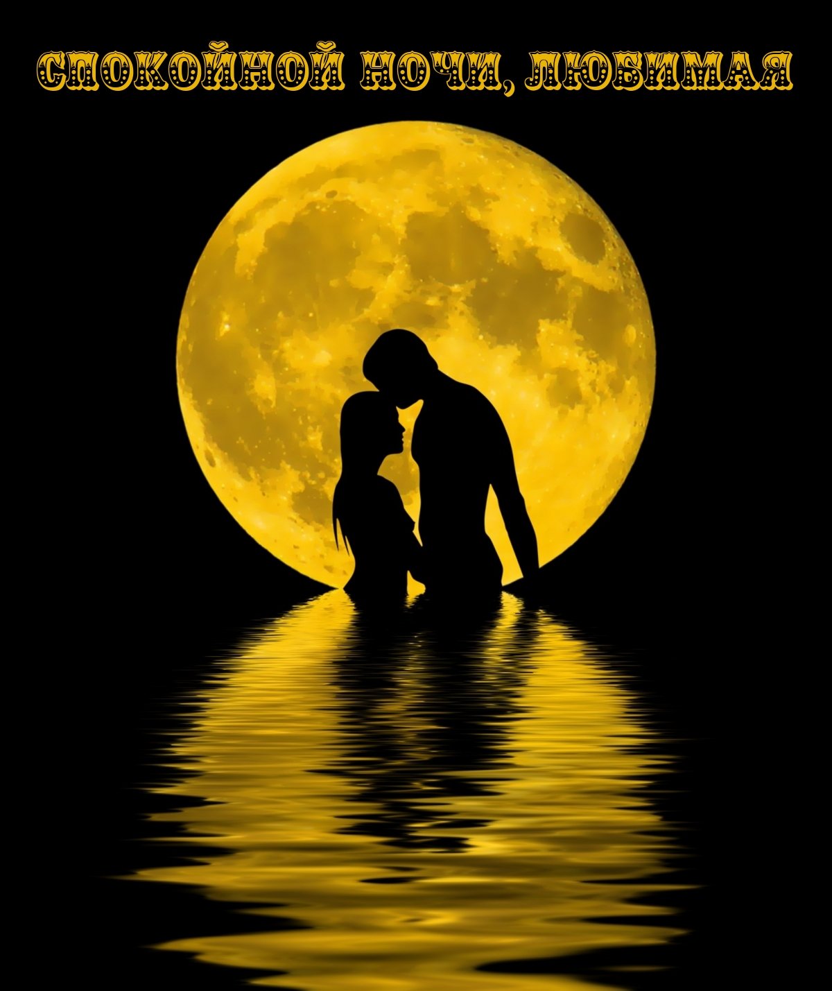 Влюбленные под луной