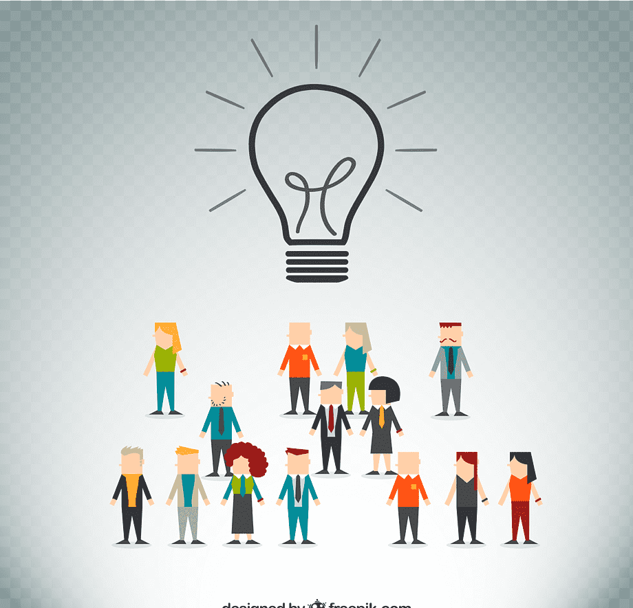 Человечек с лампочкой идея