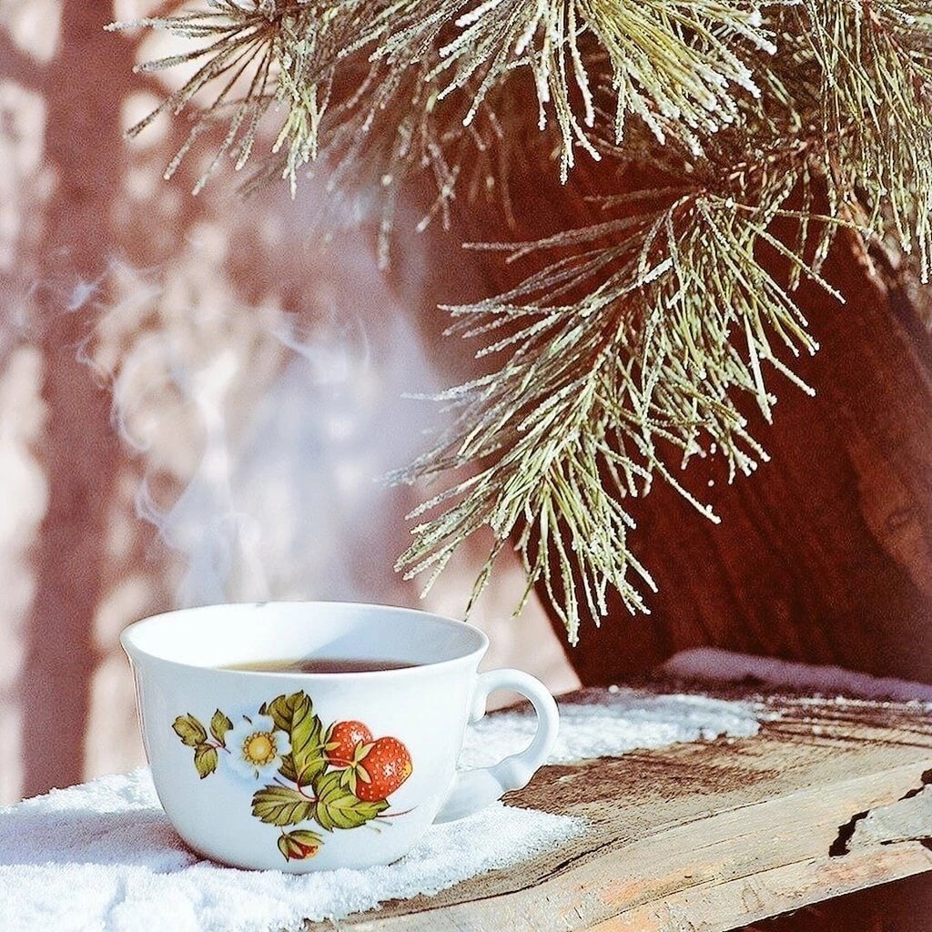 Натюрморт зимний с чаем