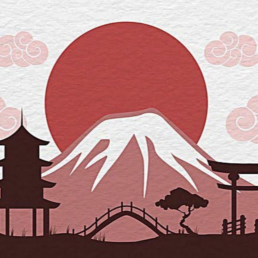 Япония гора Фудзи арт