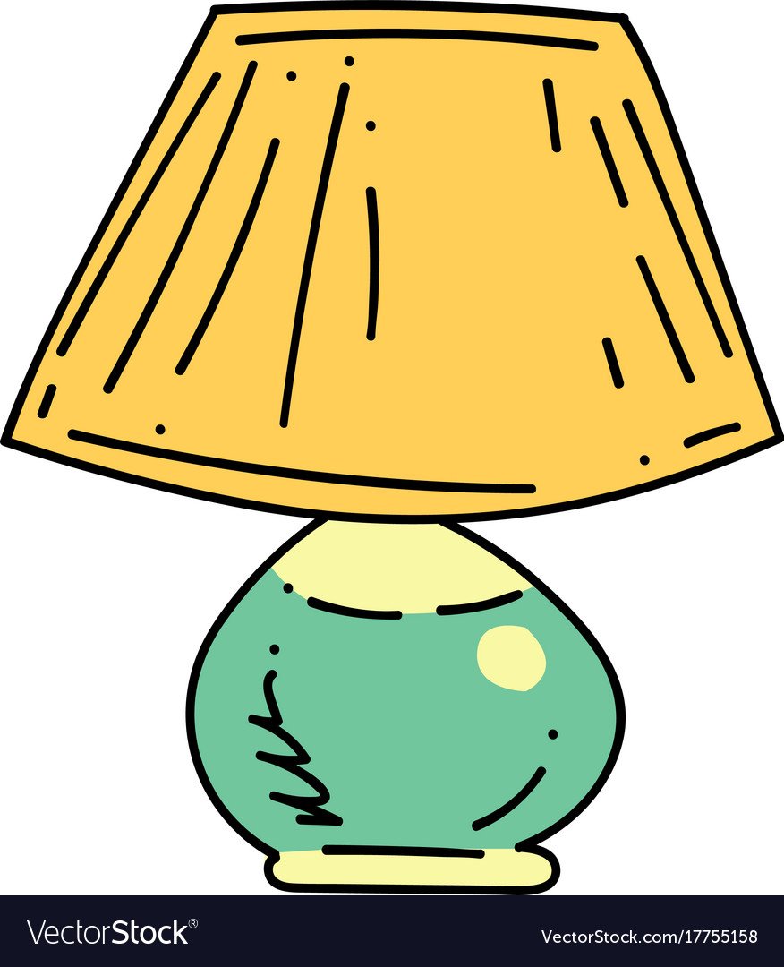 Лампа настольная мультяшная