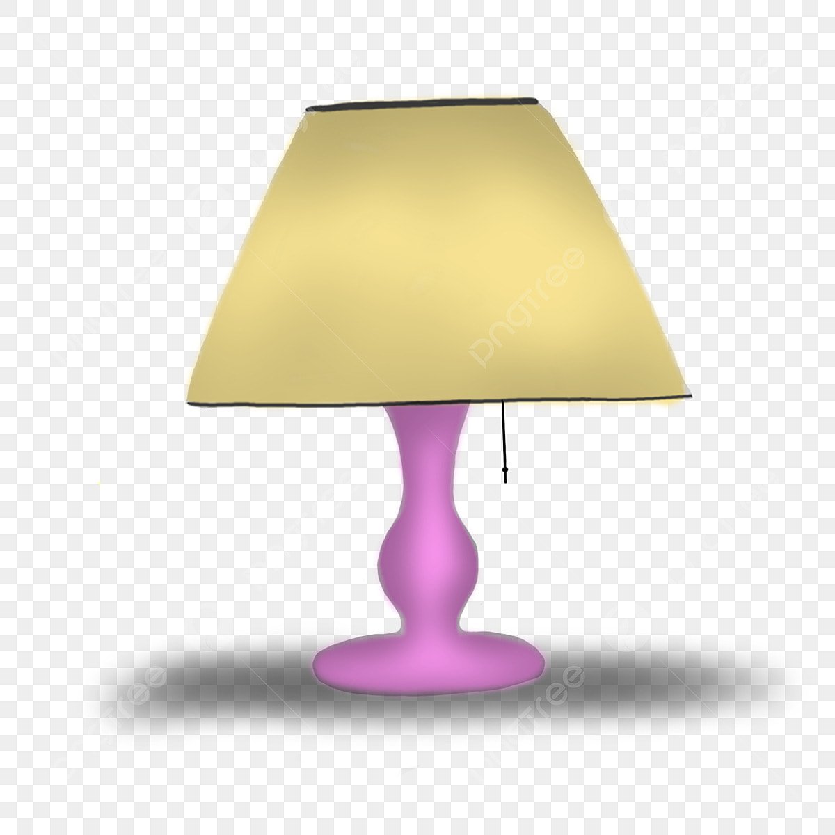 Эскиз декоративной настольной лампы