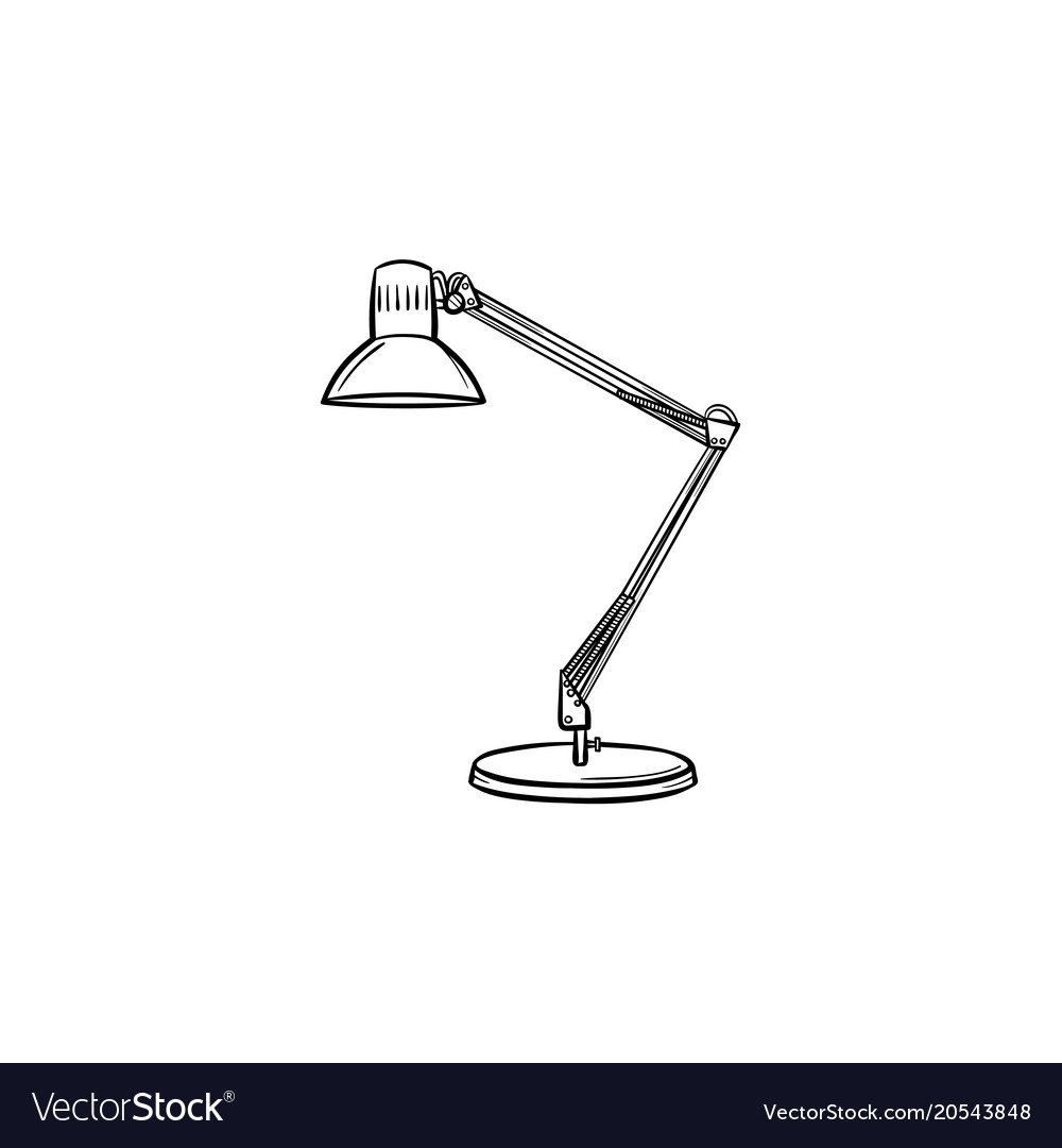 Розовая лампа рисунок