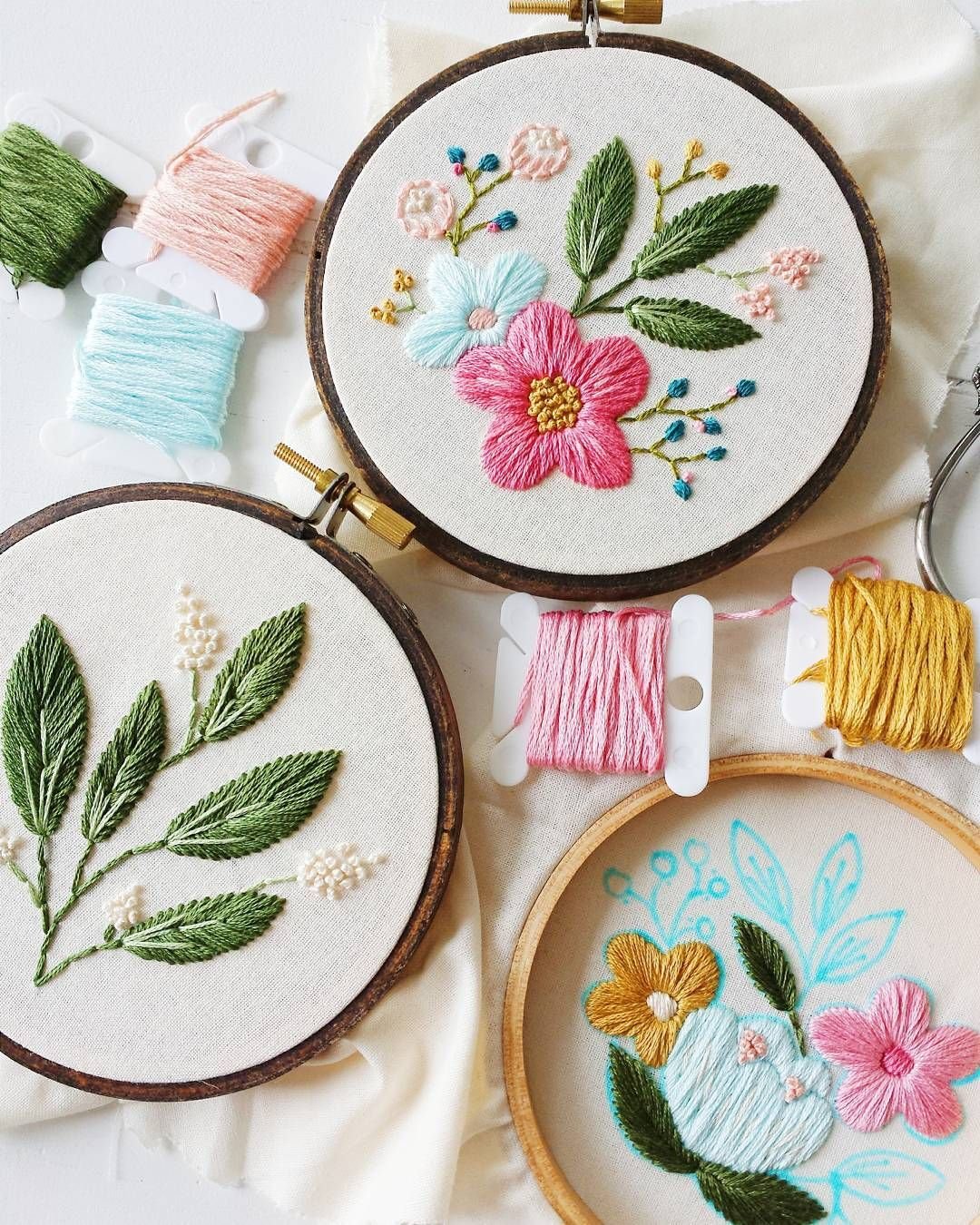 Вышивка гладью