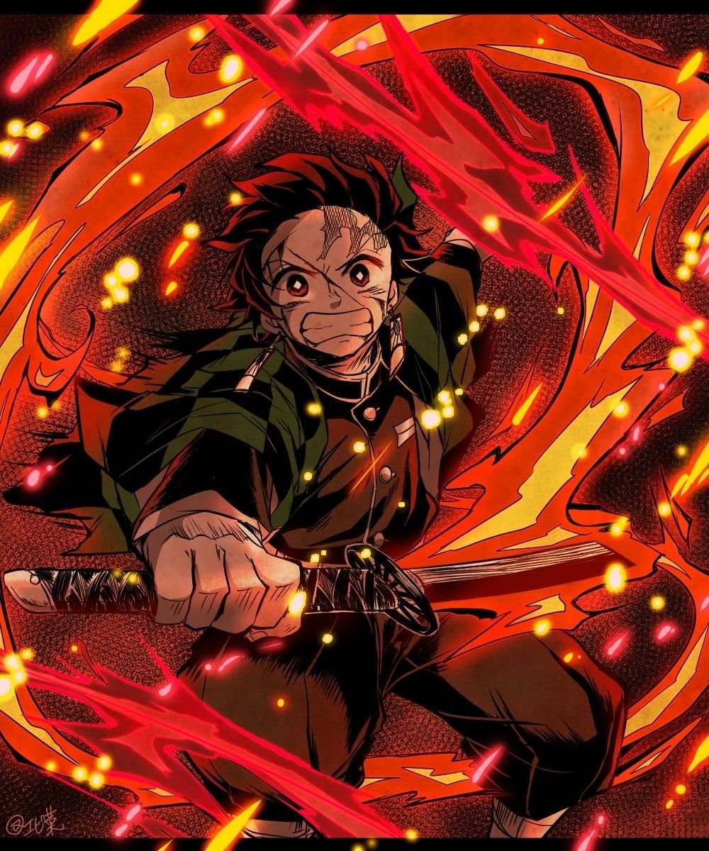 Аниме клинок рассекающий демонов Танжиро