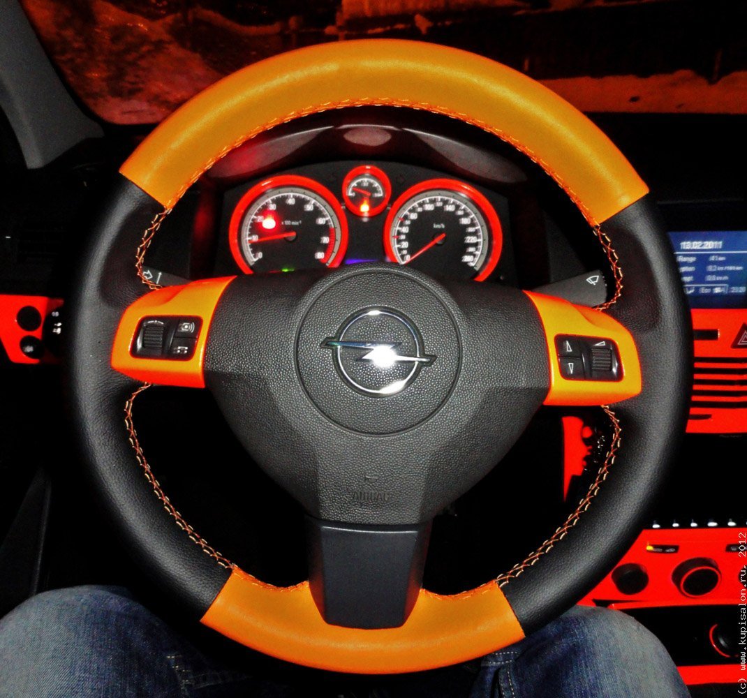 Перешиты руль автомобиля