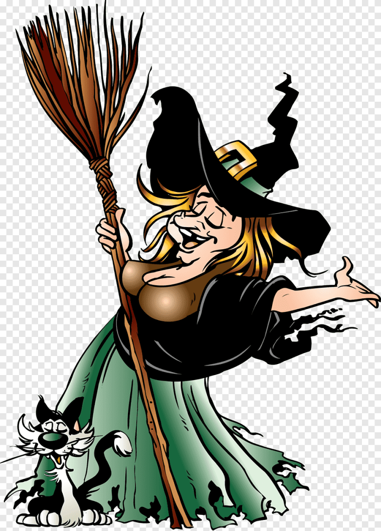 Ведьма на метле юмор