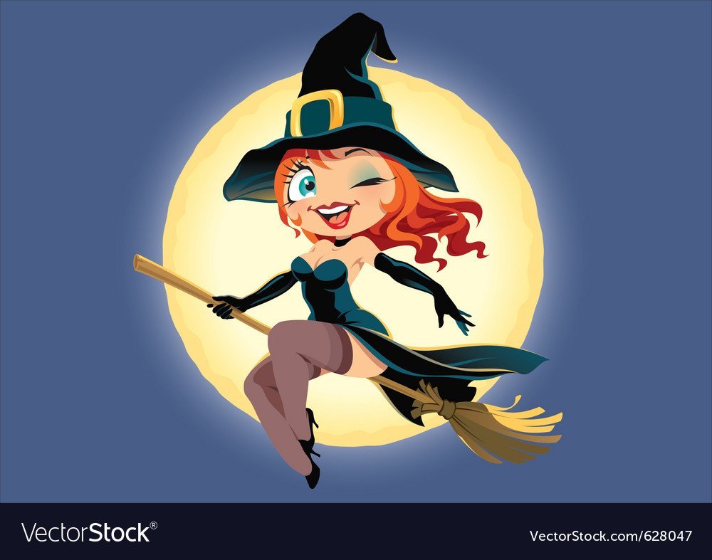 Смешные картинки ведьмочки