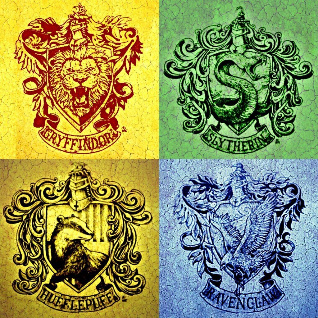 Гарри Поттер Гриффиндор Пуффендуй Когтевран Слизерин