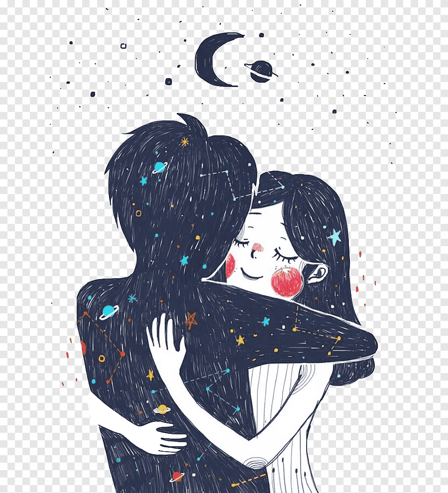 Обнимашки милые иллюстрации