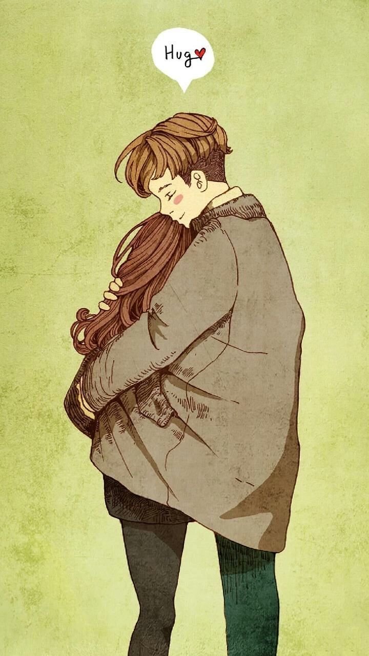 Обнимашки рисунки