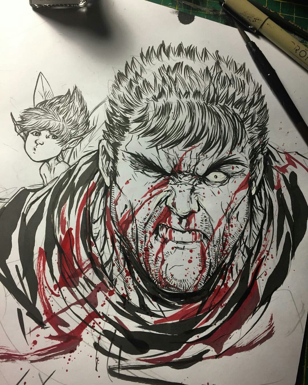 Гатс Берсерк Манга