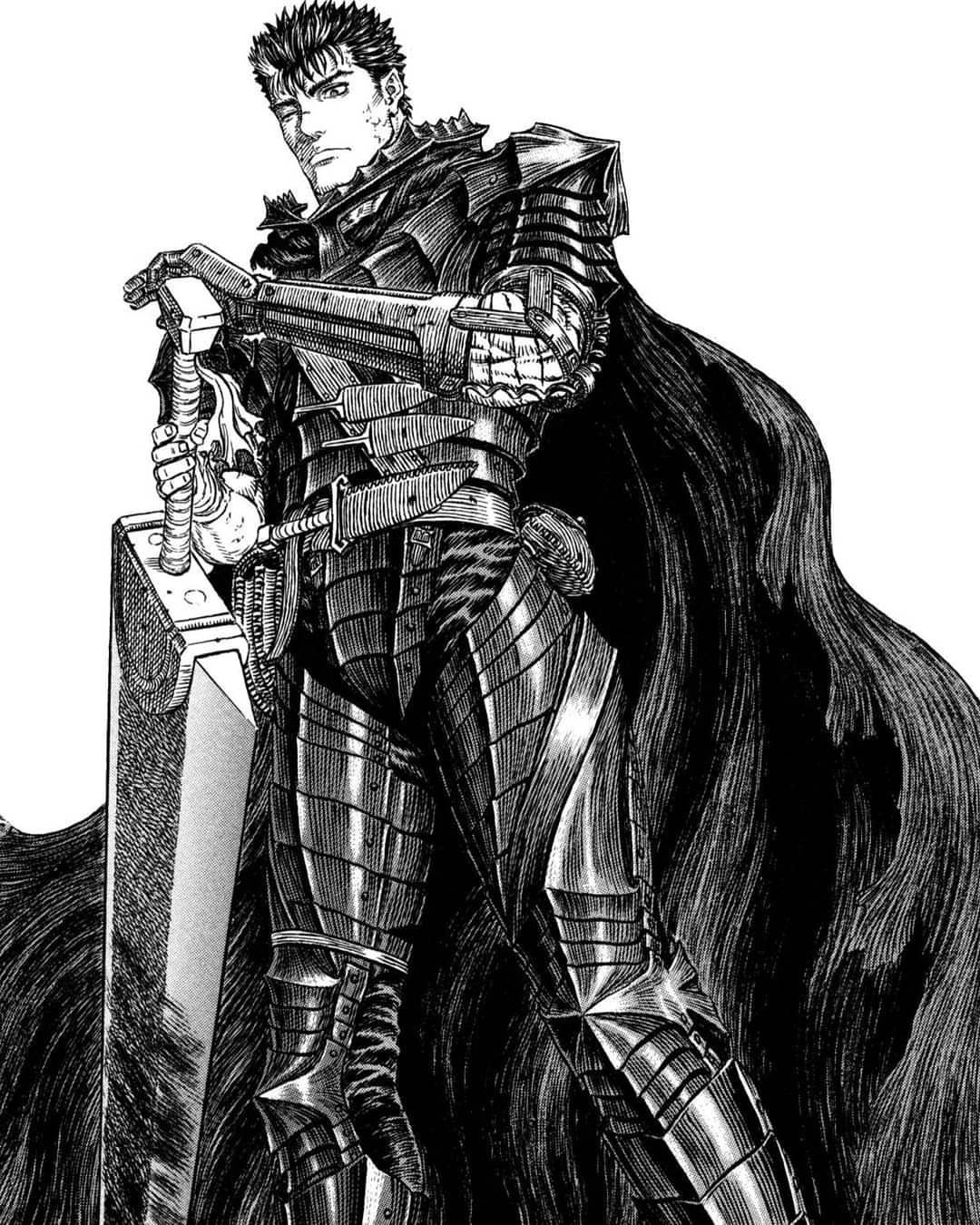 Гатс Берсерк арт