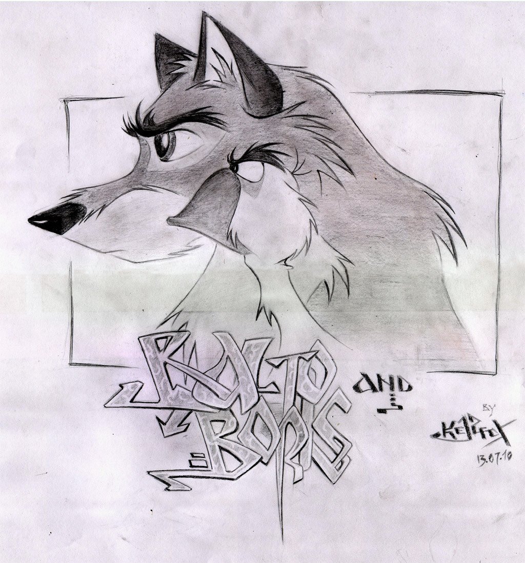 Рисунки для срисовки волки легкие