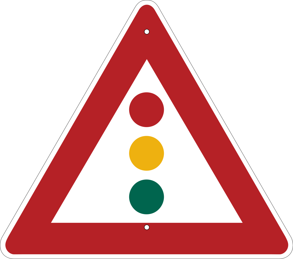 Знак светофор вектор