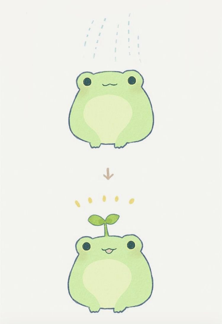 Милые рисуночки лягушек