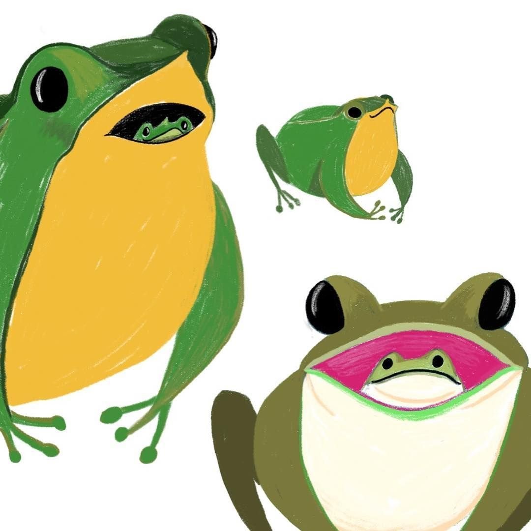 Идеи для рисунков Эстетика жабки