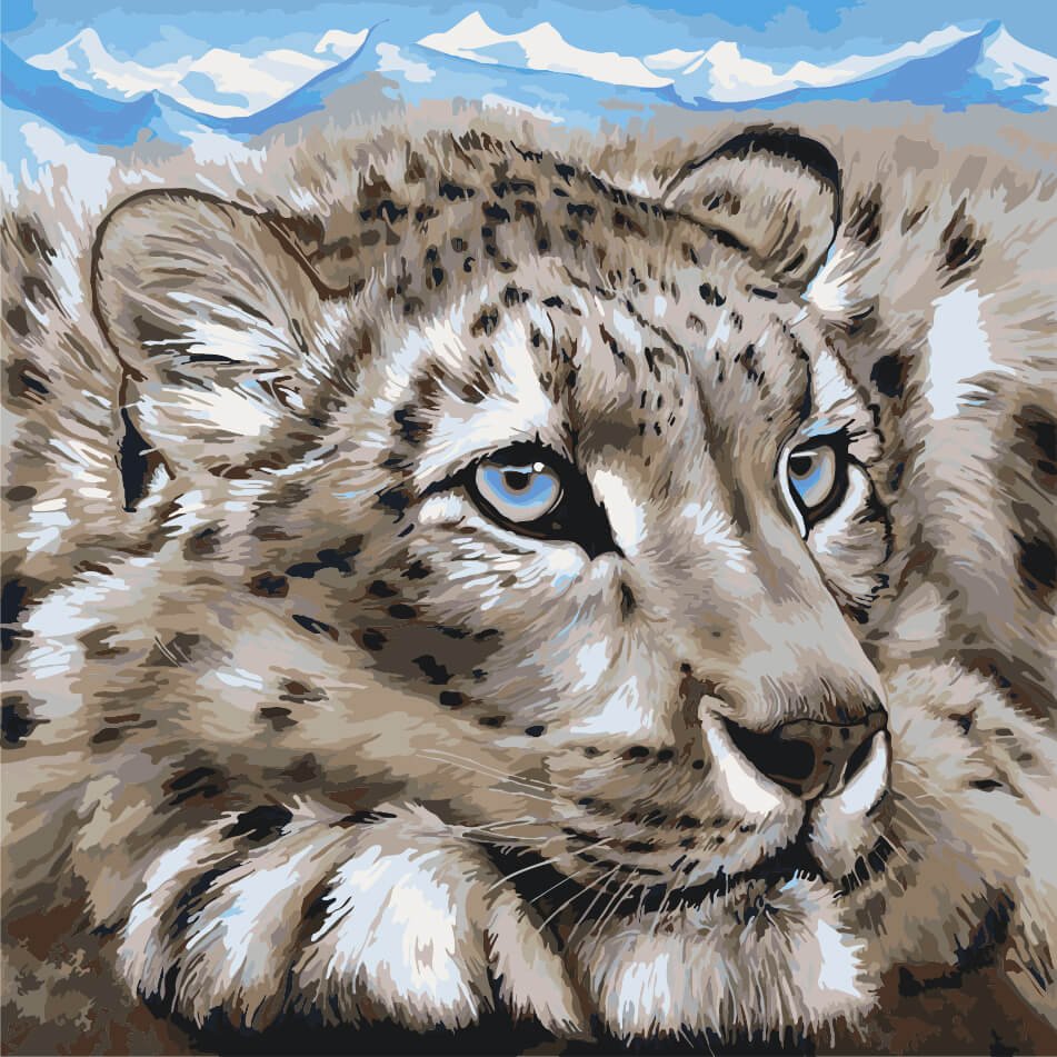 Снежный Барс мультяшный