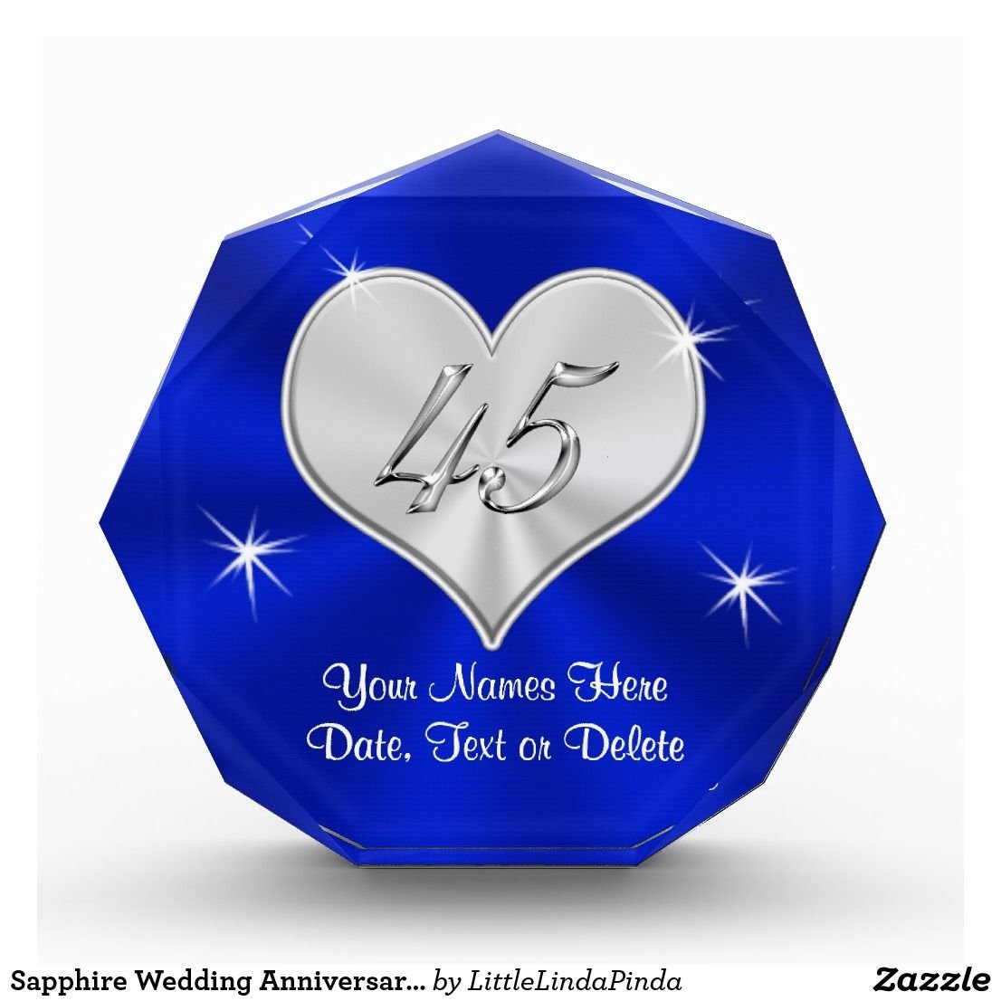 Сапфировая свадьба поздравления