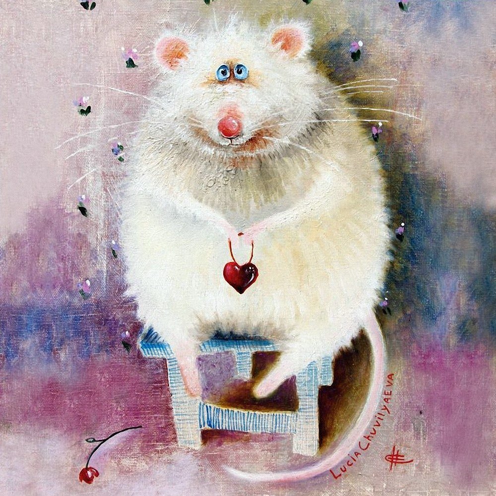 Художница Люся чувиляева коты