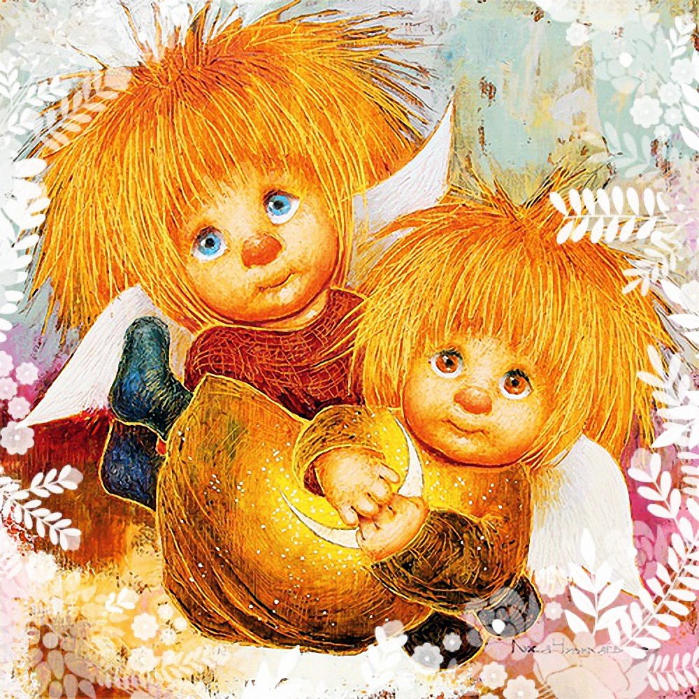 Кот и солнце рисунок