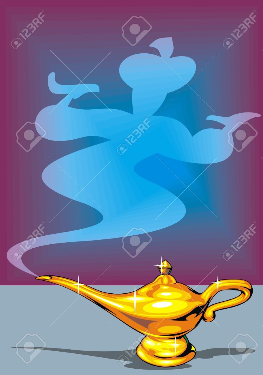 Лампа Джина из Аладдина