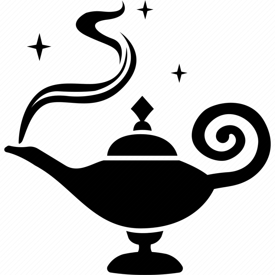 Лампа Аладдина Графика