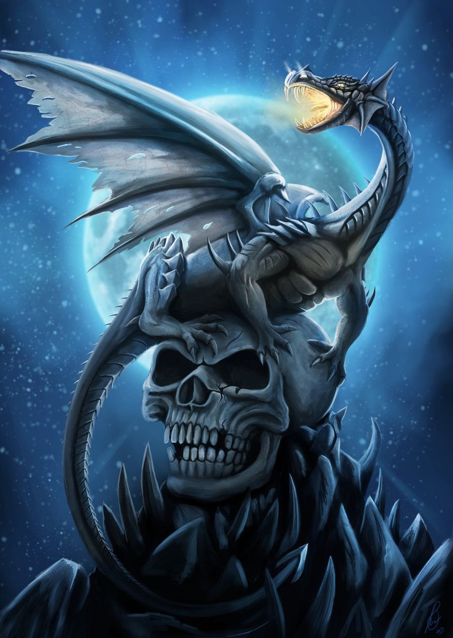 Дракон из огня