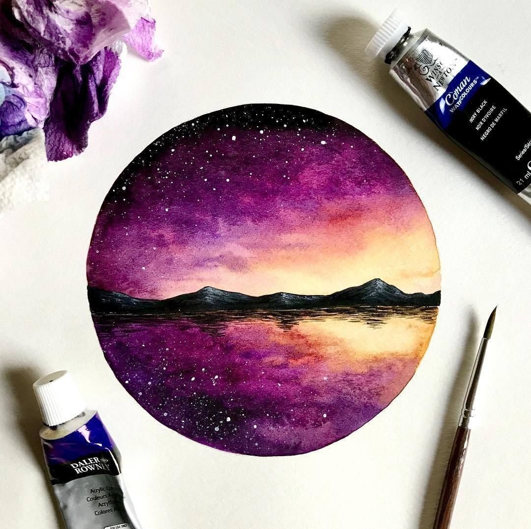 Красивые рисунки красками