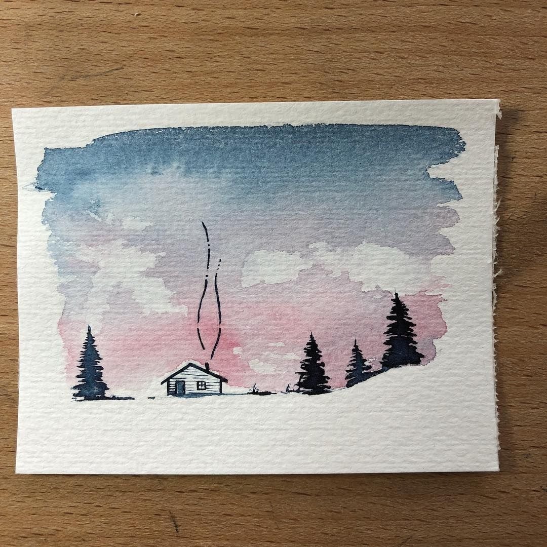 Картинки для срисовки акварелью