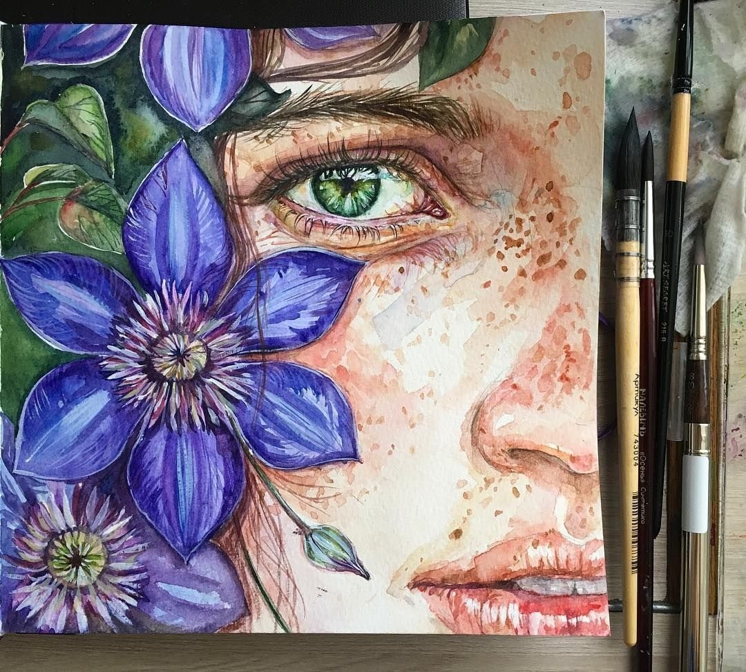 Идеи для рисования акварелью