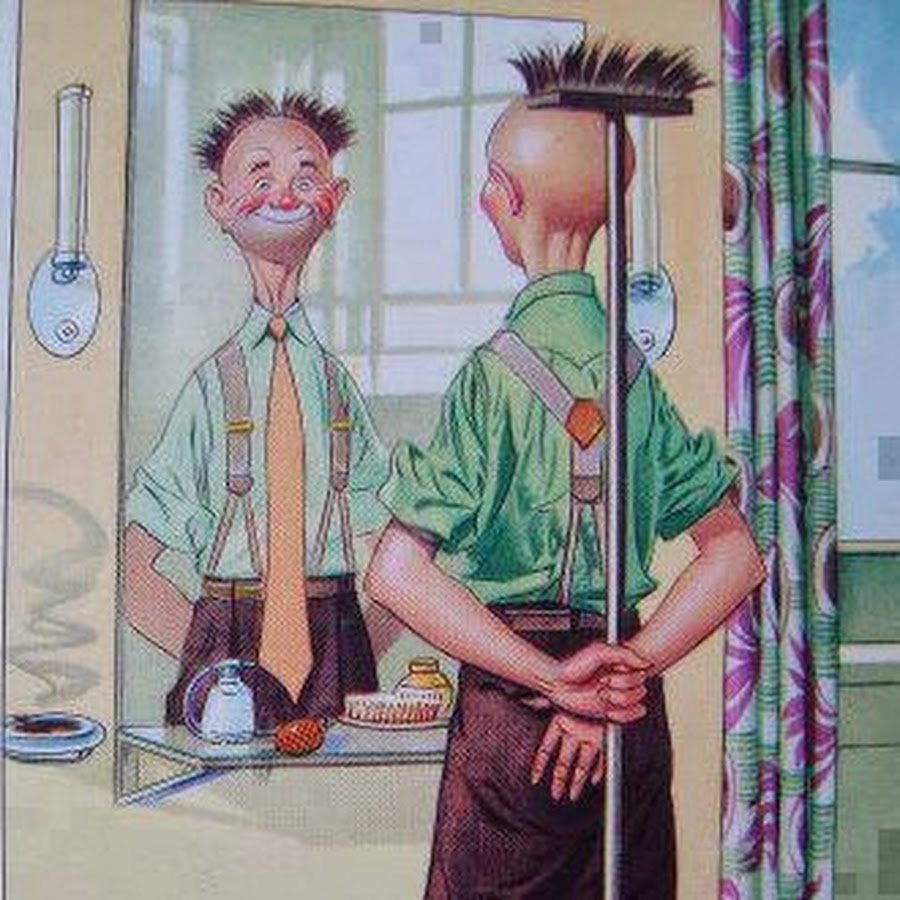 Оптимист карикатура