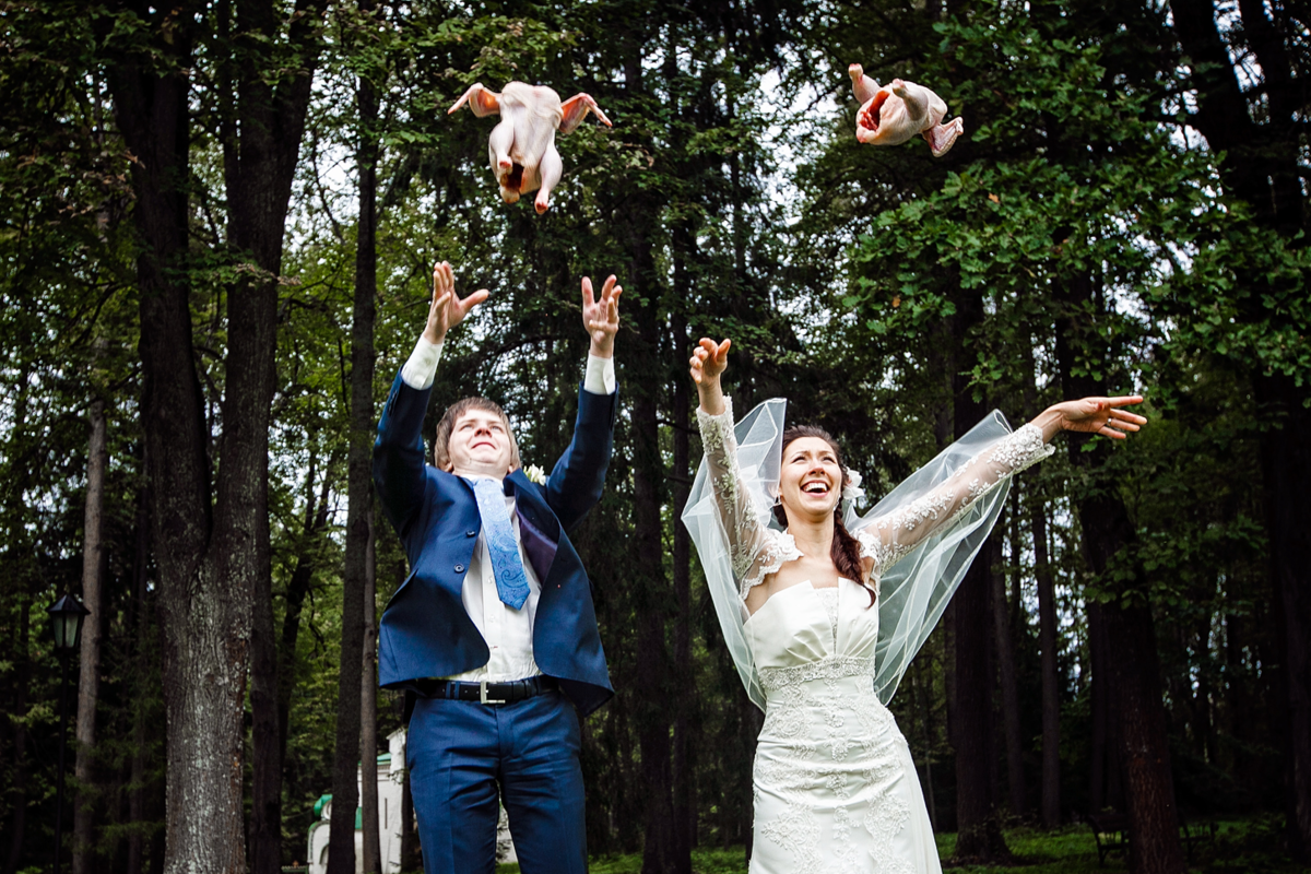 Креативные Свадебные фото