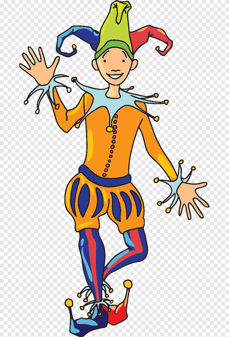 Шут улыбается