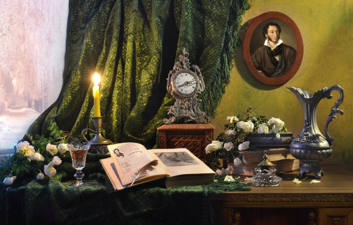 Декорации для литературного вечера