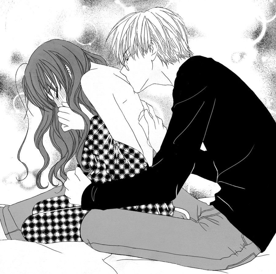 Аниме парочки поцелуй