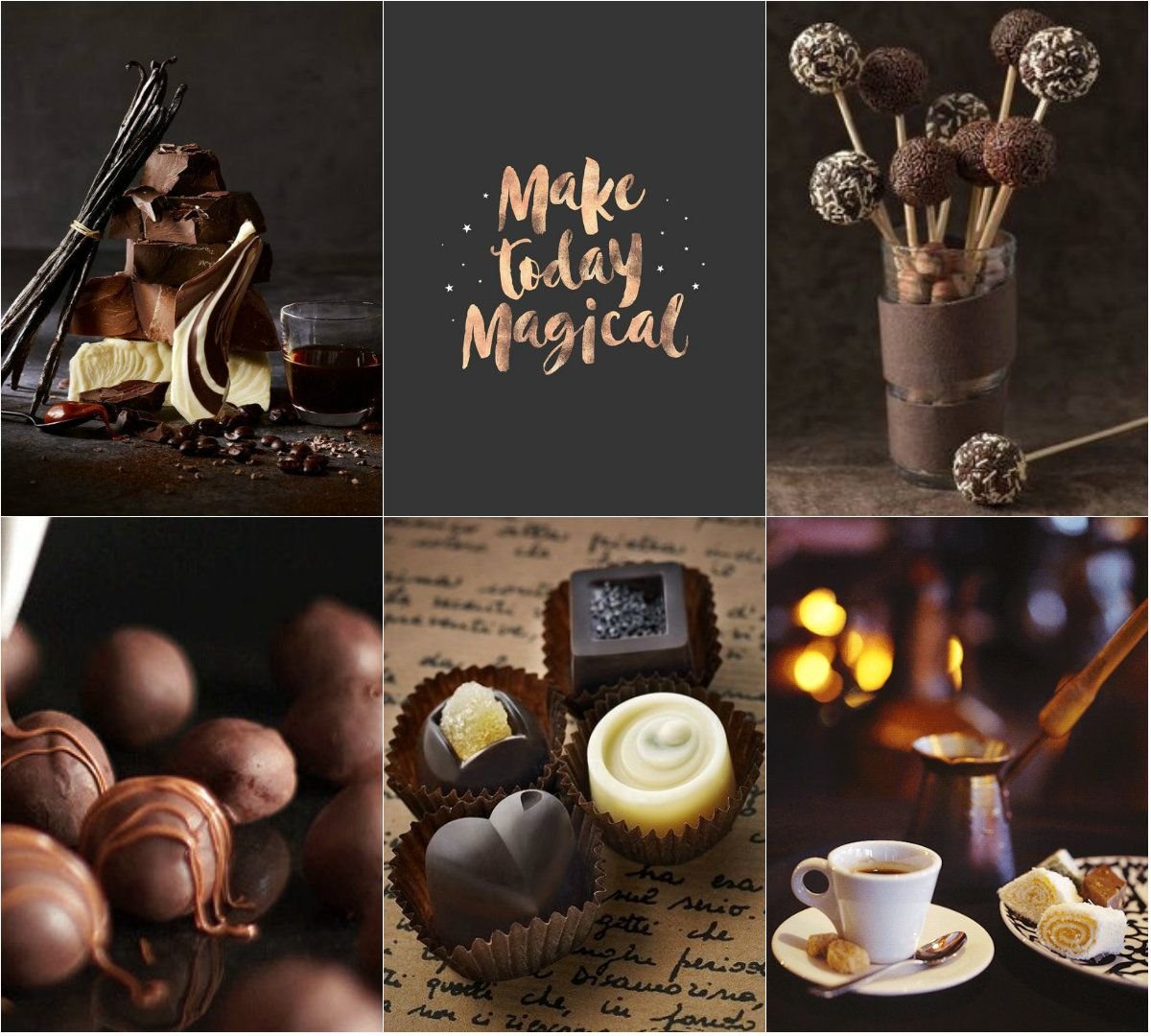 Кофейный коллаж