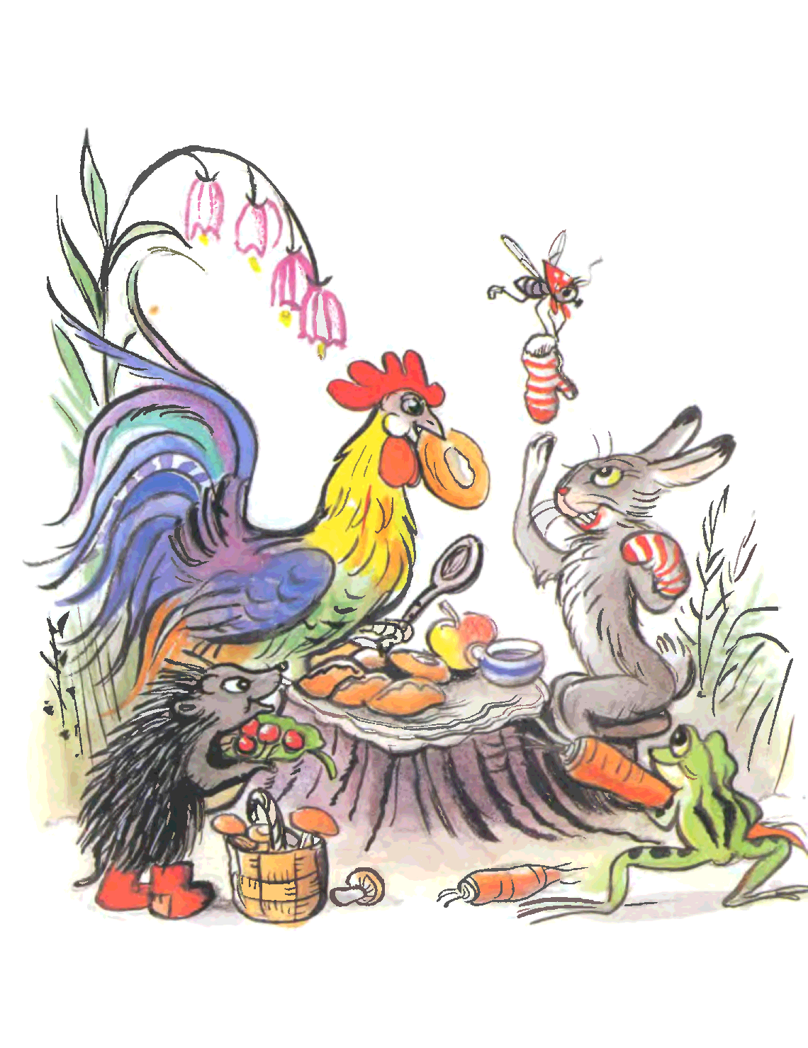 Владимир Сутеев петух и краски