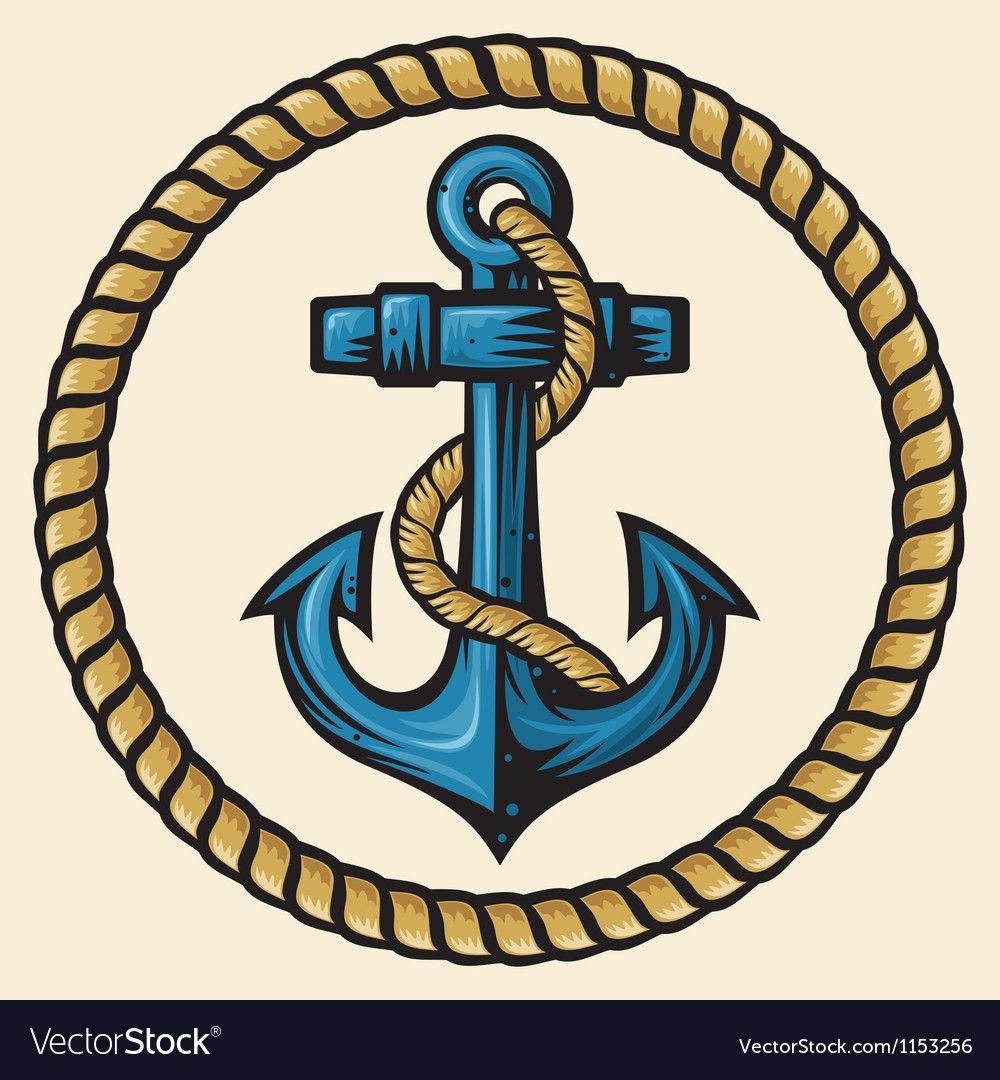 Якорь на бескозырку