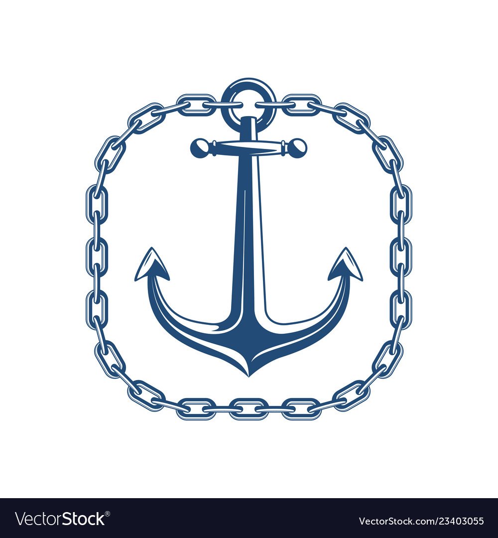 Якорь с цепочкой якорь