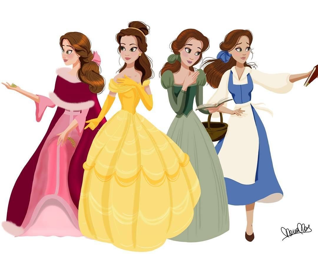 Все принцессы Диснея Белль