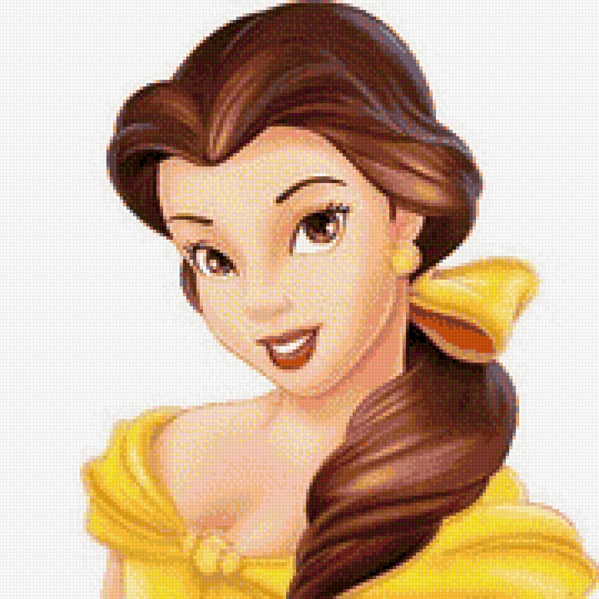 Бель принцесса Дисней лицо