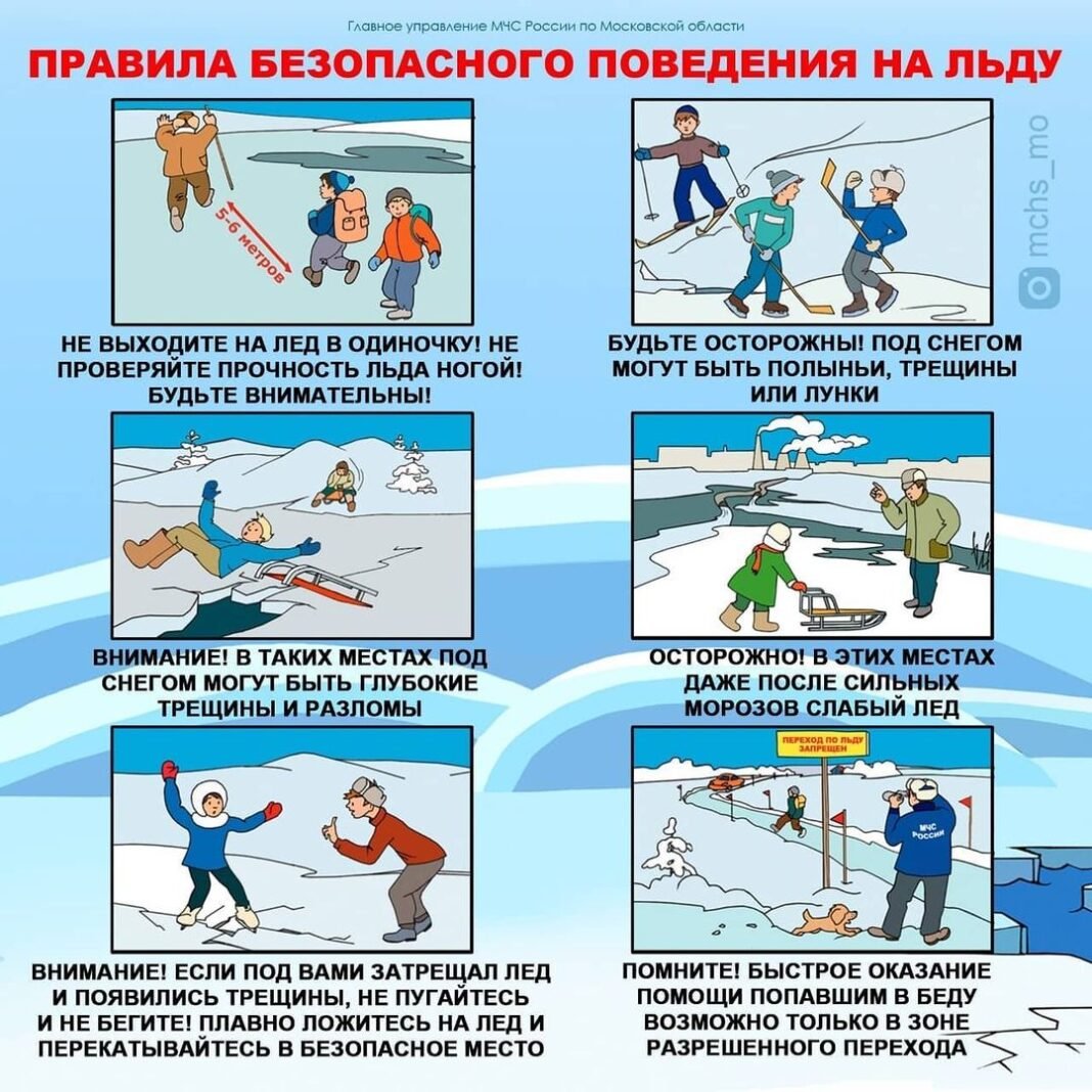 Безопасное поведение на льду