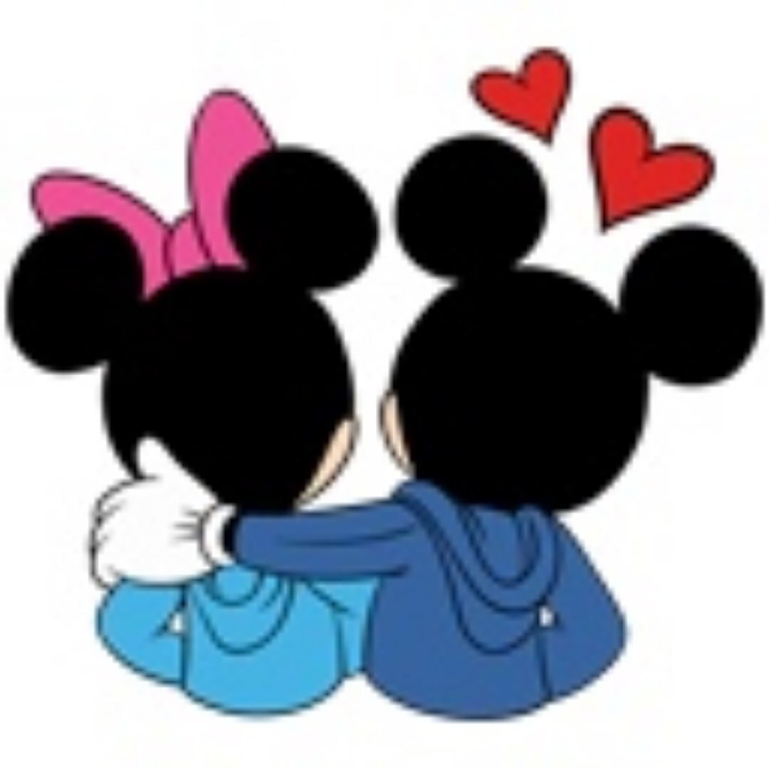 Микки и Минни Маус Стикеры
