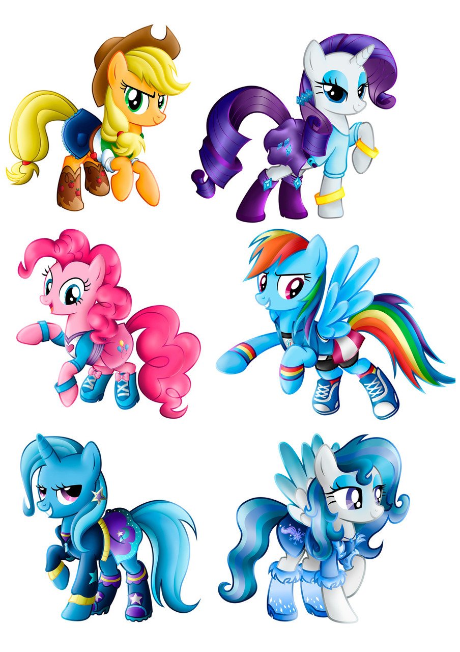 Пони для печати на сахарной бумаге