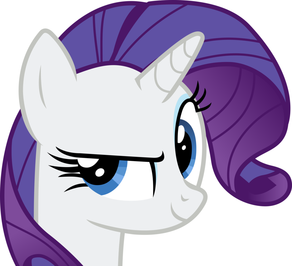 Рарити улыбается