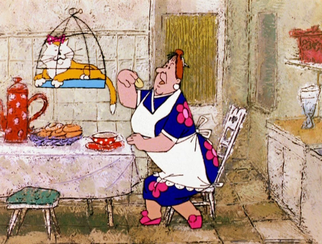 Карлсон Фрекен бок в душе