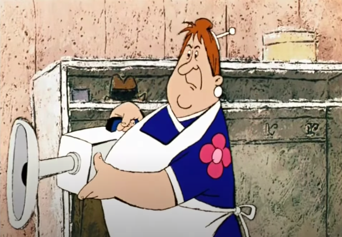 Фрекен бок из мультика малыш и Карлсон