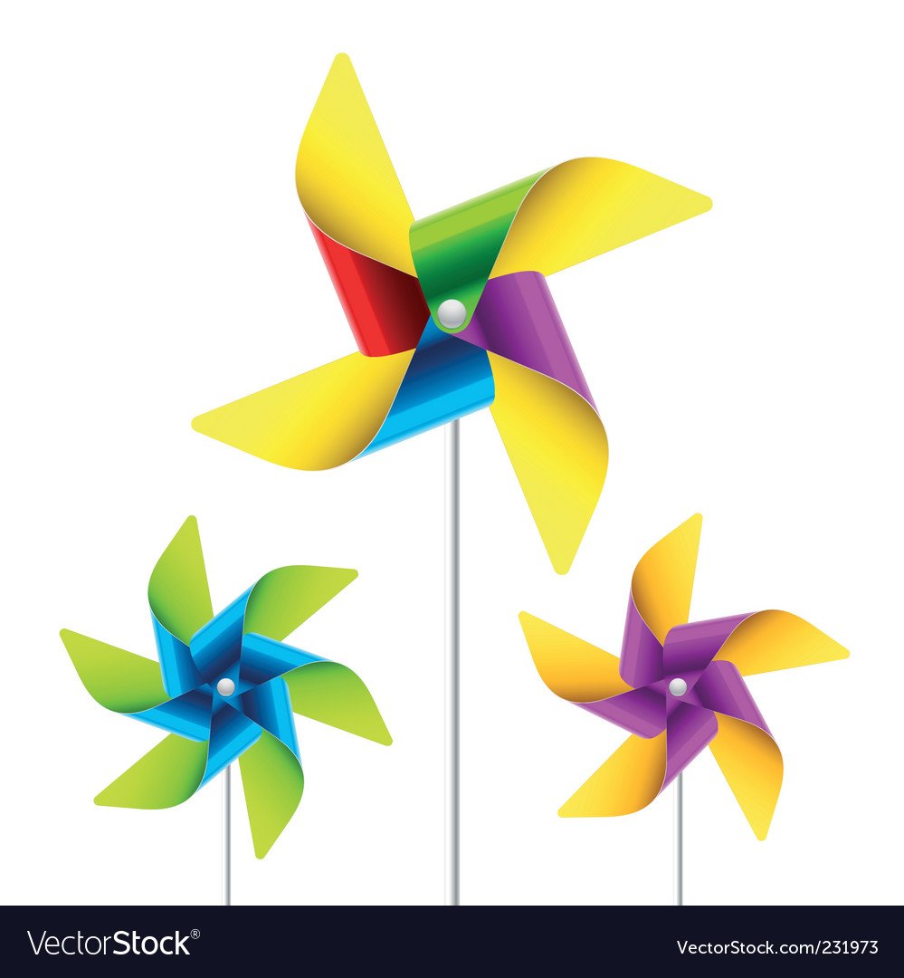 Вертушка детская на прозрачном фоне