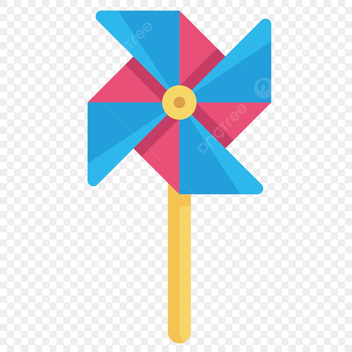 Вертушка на белом фоне